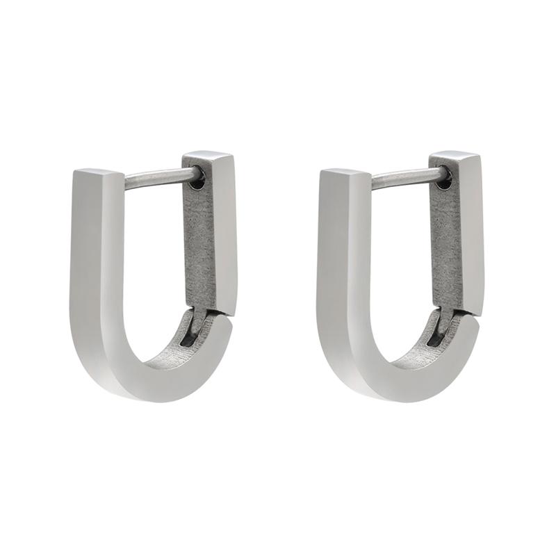 Stainless Steel Earrings Geometric Shapes Triangle/Heart/Rectangle Fade-Resistant Hypoallergenic Nickel-Free Jewelry Earrings