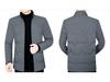 2025 Winter Heren High-End Gewatteerde Katoenen Jas: Dikke, warme buitenkleding voor vaders van middelbare leeftijd