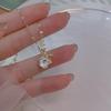 14K Gold-Plated S925 Sterling Silver Bow Zircon Necklace - Versatile & Fashionable Women's Clavicle Chain.
