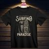 California Surfing Paradise San Diego T-Shirt Black S-3XL
