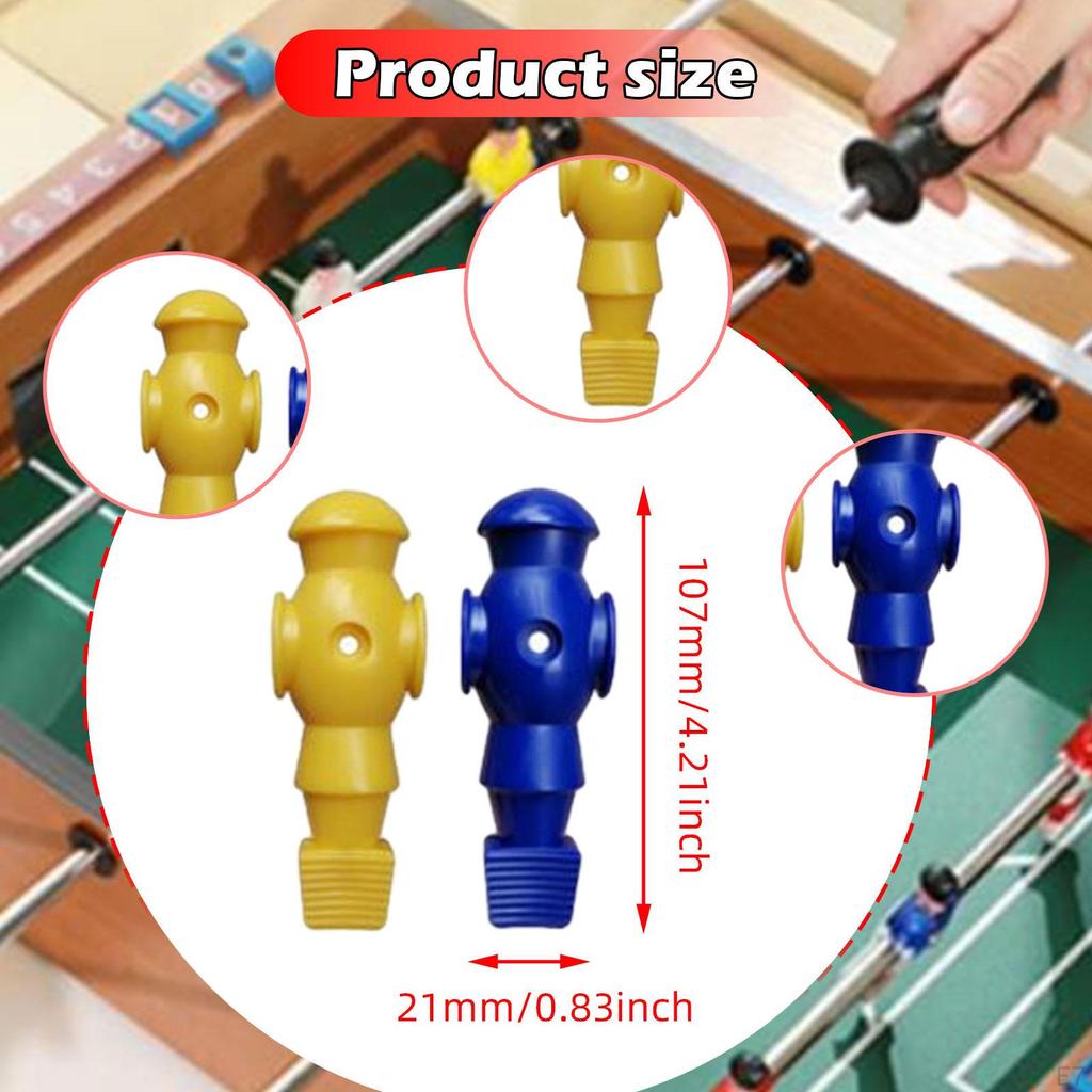 26 Stück Tischfußballspielerfiguren für Tischfußballzubehör