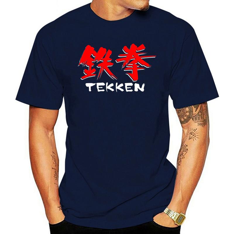 Mens T-Shirt Tekken CLASSIC LOGO - shirt 100% Cotton-Black @096712