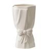 Ceramic Flower Vase with Bow Donut Shape Vase Flower Arrangment for Wedding Valentine's Day Home Decor