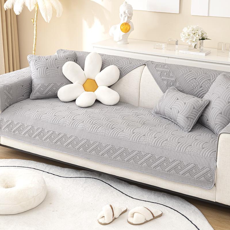 Sofa Cushion Four Seasons Universal Non-Slip Seat Cushions Modern Simple Sofa Cover Cover Cloth Thickened