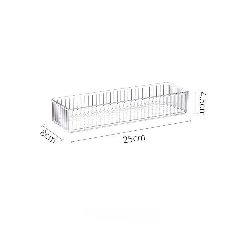 Drawer Storage Box Small Box for Separation and Organization Transparent PET Plastic Division Magic Tool