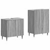 2 Piece Bathroom Cabinet Set ZWOLLE Sonoma Grey