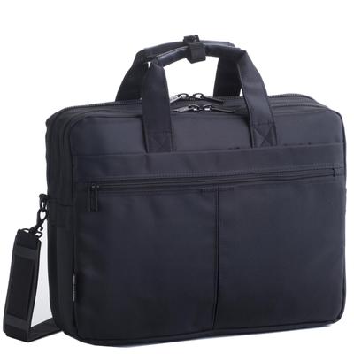 Large Capacity Business Bag Compatible with B4 Files 580g 2 Layer Briefcase Lightweight PC Compatible Multifunctional 2way Bag Black [Men's Wallet]