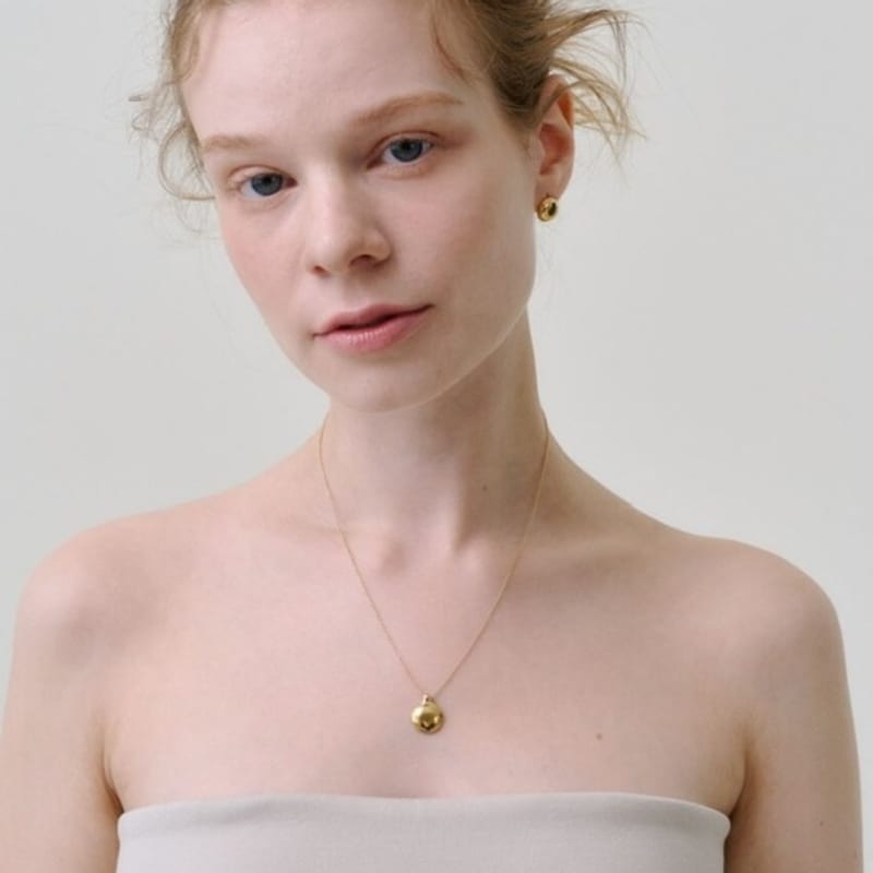 Gesalzene Mini-Knopf-Halskette