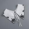 Removable Lace Doll Fake Collar Women Tie Ladies White Shawl Wrap Detachable Embroidered Lapel False Collar Clothes Accessory