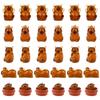 30 Pack Luminous Capybara Figures Mini Resin Capybara Glow In The Dark Miniature Capybaras Tiny Little Resin Animal Toys For Mic