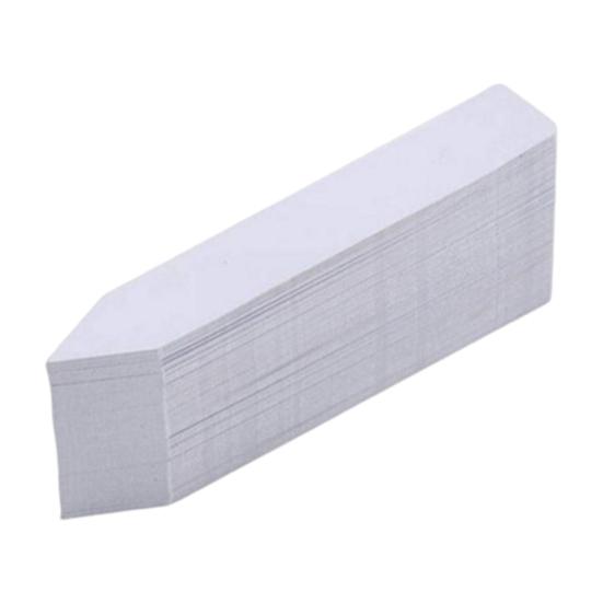 

200 шт. этикетки для растений, идентификационные бирки для садовых растений, ПВХ, водонепроницаемые, легко пишущие, многоцветные маркеры для маркировки сада белый