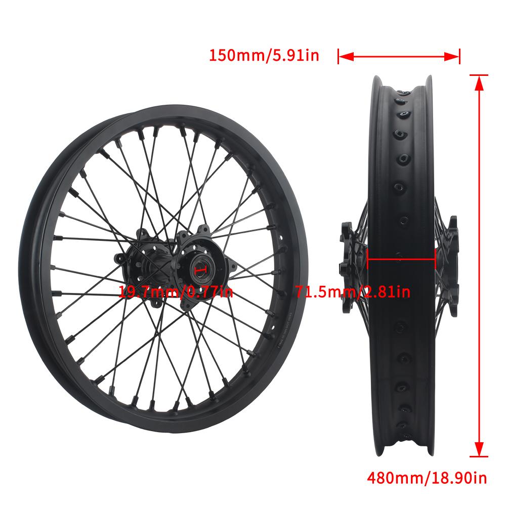For Surron Ultra Bee Ebike Accessories Wheels Dirt Bike Ebike Enduro Tuning Hub Front and Rear Wheel Motorcycle Modified Parts
