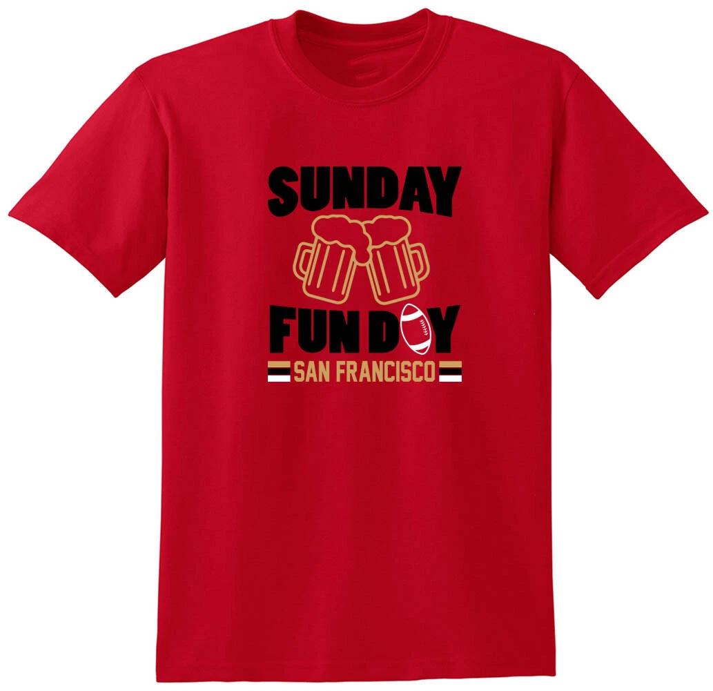 Jimmy Garoppolo George Kittle San Francisco 49ers Sunday Fun Day T-Shirt L