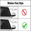 4 Pcs Window Visor Vent Rain Guards Universal Car Acrylic Fender Vents Protector Cover Strips For 2018 2025 Toyota Camry 8th