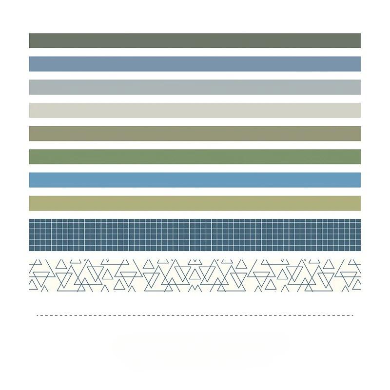 10 Rollen Kawaii Washi Tapes Set Schulsachen Niedliche Aufkleber Masking Tape Ästhetische Schreibwaren Scrapbooking Journal Dekoration