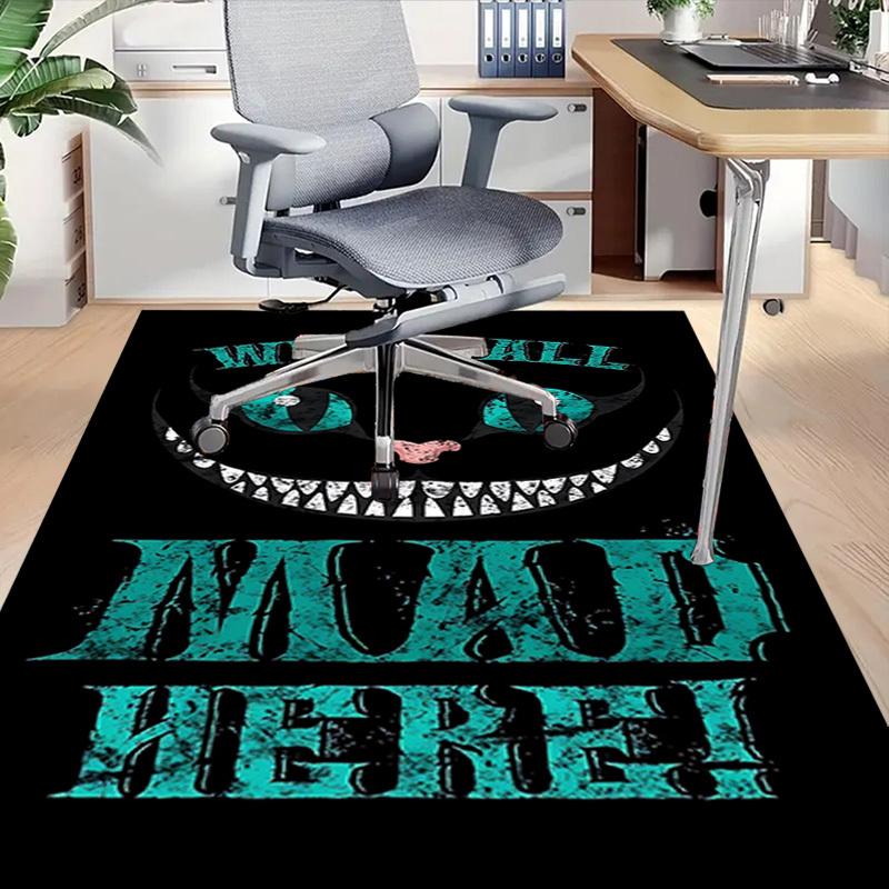 1pc we're all mad here Carpet, Office Rug Outdoor Mat Home Decor Area Carpet Festival