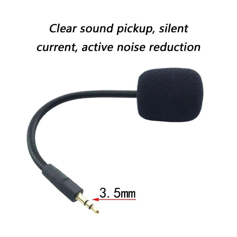 Gaming Headphones Microphone 3.5mm Microphone Boom for Cloud Orbit S Headsets Immersive Sound Experience Accessories
