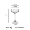 Elegant Prism Vertical Stripe Wine Glass Set