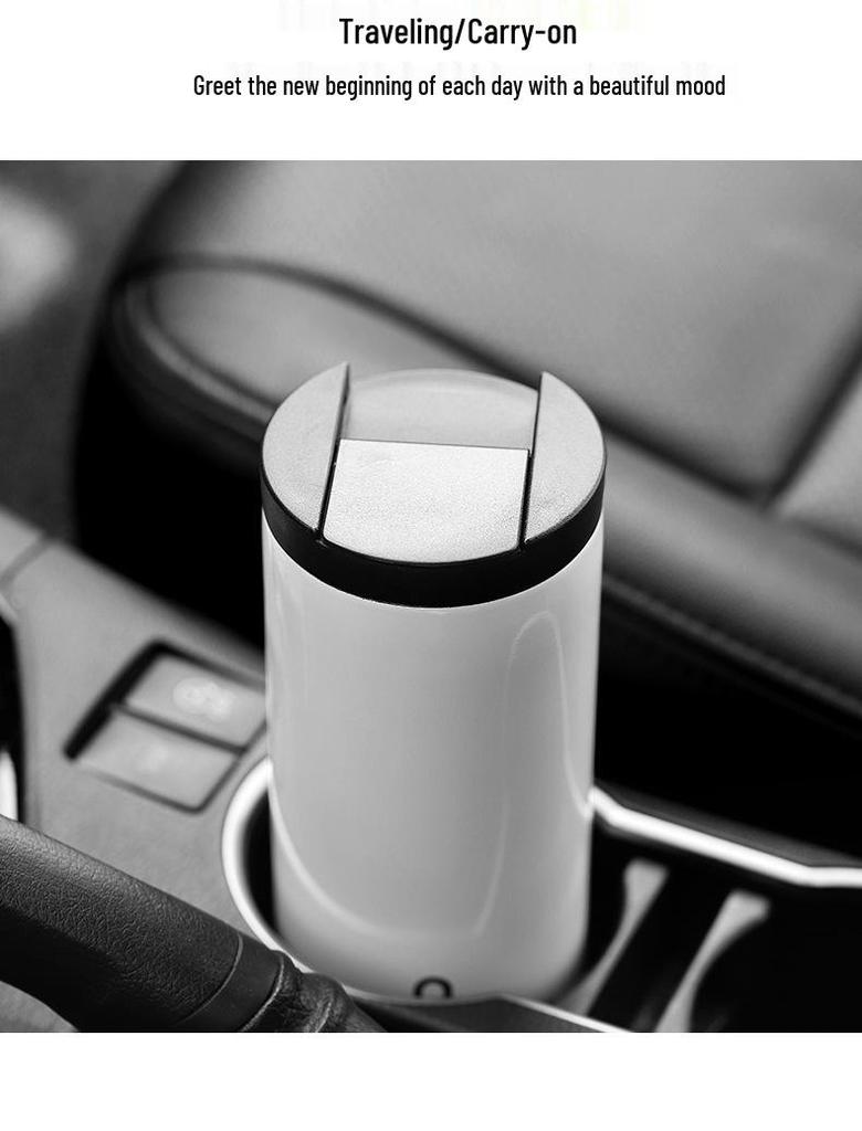 304 Stainless Steel Double-Layer Insulated Portable Coffee Cup for Car and Outdoor Use