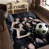 Kpop idle Rug Office Carpet Non-Slip Mat, Chair Rug Floor Covering for Gaming, Bedroom, Living Room , Home Decor Christmas Gift