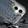 Snakeskin Pattern Leather Case for IPhone 16 Pro Max 17 Air 16 Plus 15 14 13 12 High-end All-inclusive Plating Bumper Hard Cover