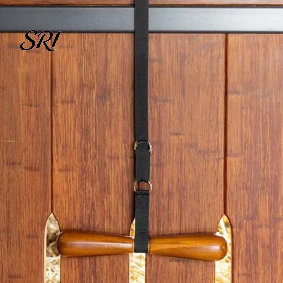 Equestrian Saddle Rack 1/2Pcs Horse T-Shaped Hanger, Heavy Duty with Hanging Strap, Space-Saving Holder Stand for Stables, Barns, Shows Stable Hanger