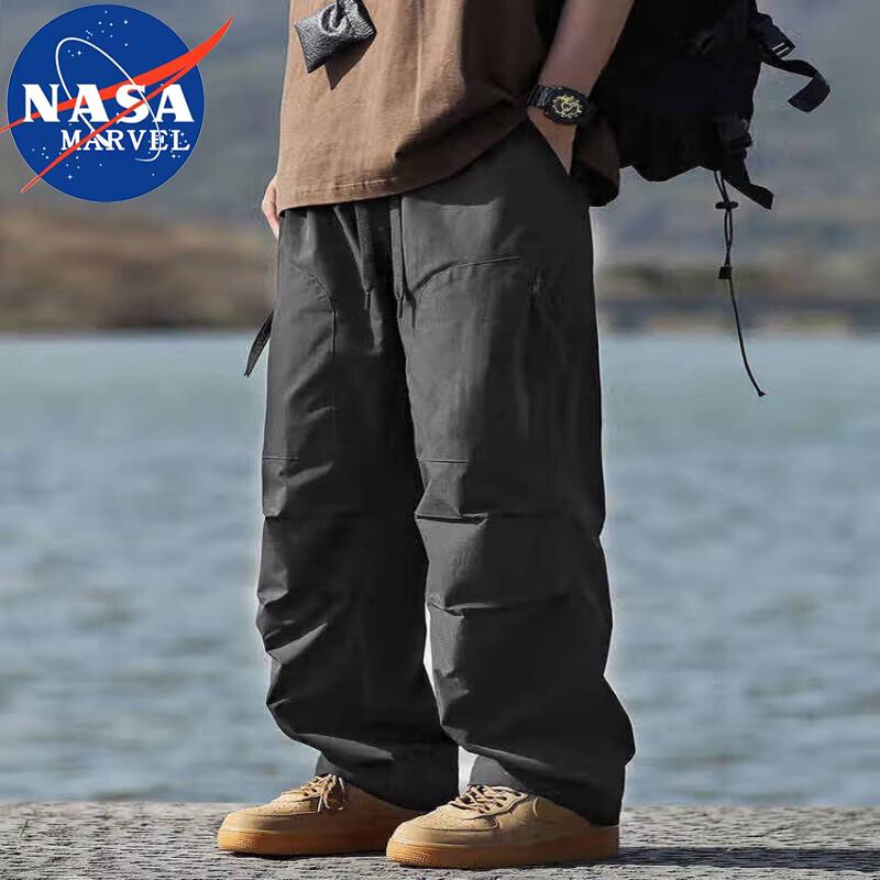 NASA MARVEL Men's Straight-Leg Cargo Pants