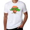 Miyagi Bonsai Tree Drawing Tshirt Summer Fashion Casual Tee Shirt