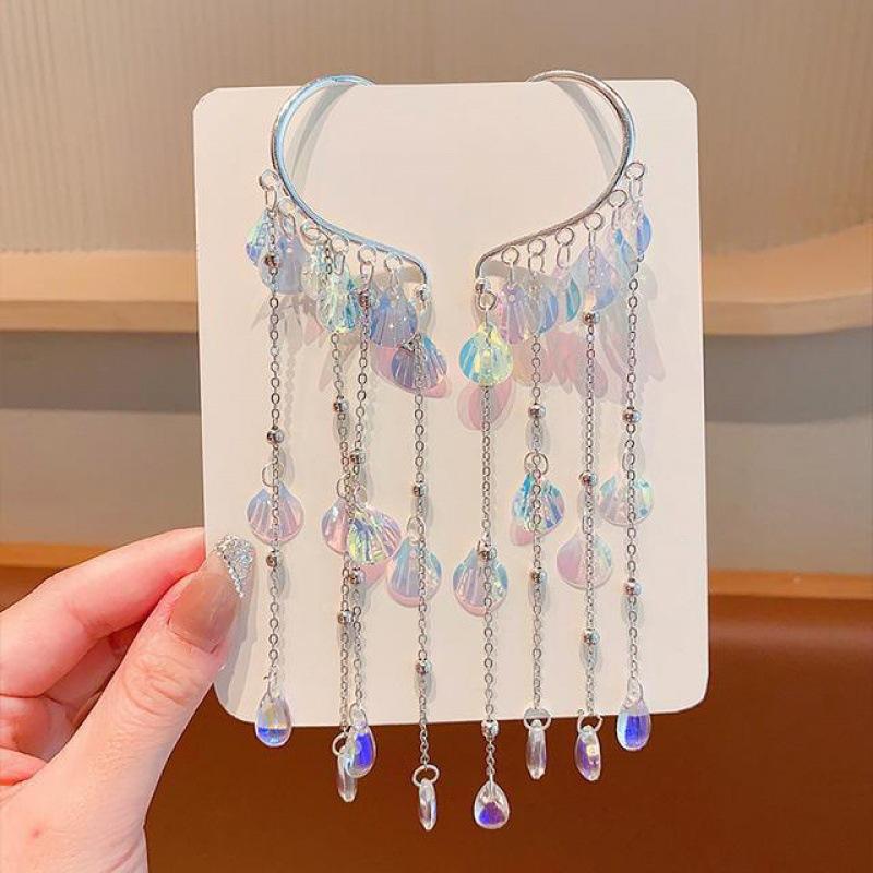 

Мода Девочки Бант Цепочка на лоб Заколка для волос Дети Лоб Принцесса Кисточка Русалка Карта для волос Маленькая девочка Аксессуары для волос Size fits all