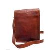 Unisex Genuine Leather Messenger Bag Tablet Bag Satchel Cross Body Bag Sling