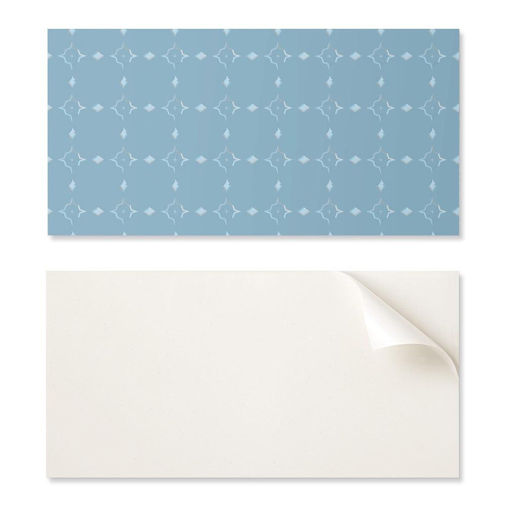 Package of Vinyl Tiles with Pattern for Living Room Self-Adhesive Geometric Pattern of Diamonds 10X40X20 Cm