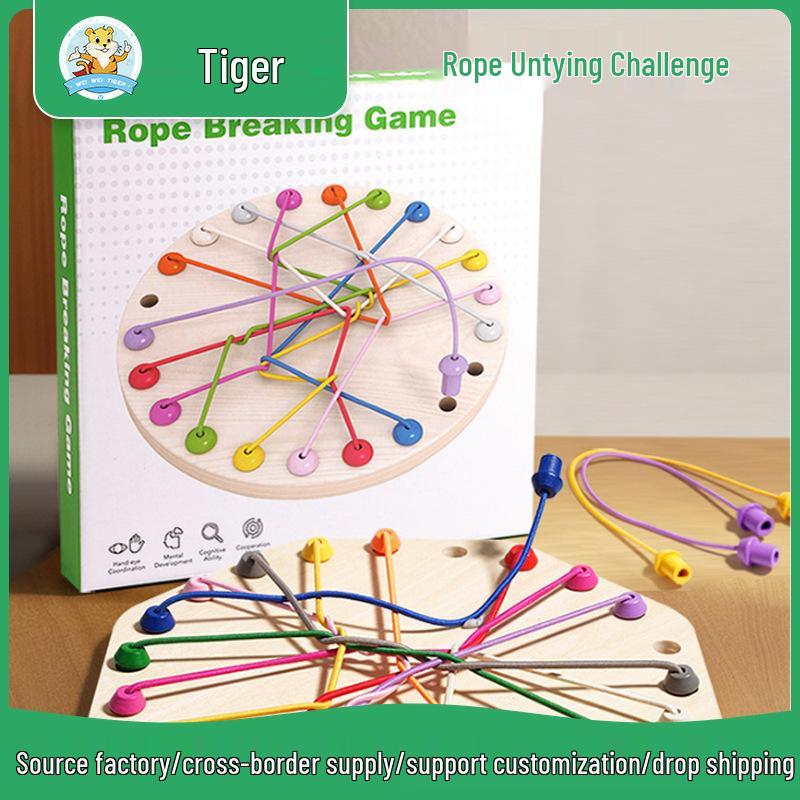 Wei Wei Educational Octagonal Rope Untangling Game for Kids – Enhances Logic & Interactive Play