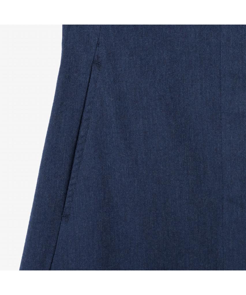 Lacoste Women'S Flannel Woven Long Dress Ef896E-54N Hde