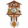 Kuckucksuhr mit Pendel Holz Traditionell für Wohnzimmer, Hütte