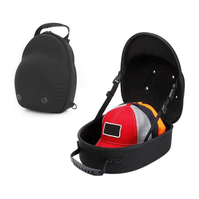 Travel Caps Holder Case for Baseball Hats Includes Adjustable Shoulder Strap and Easy Carry Handle Hats Hard Shell Box