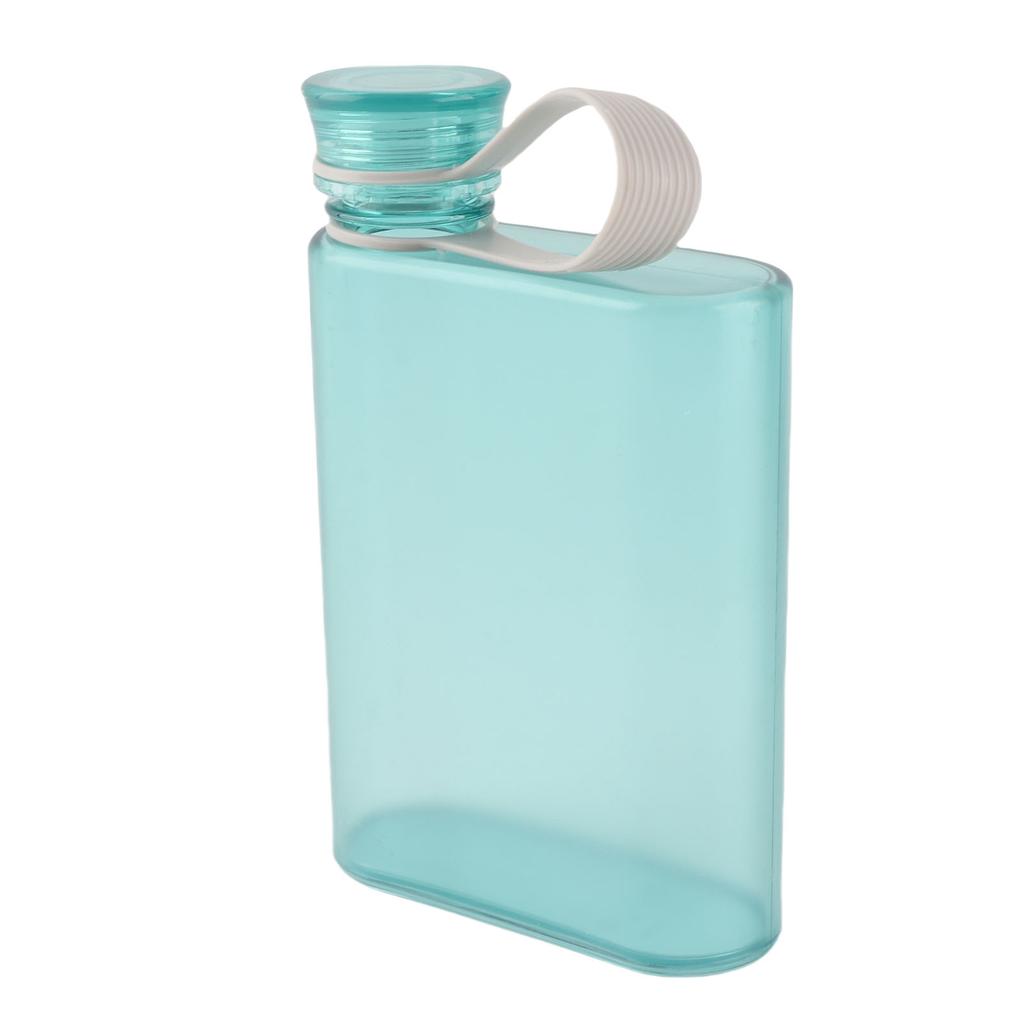Flat Water Bottle Plastic Lk Proof Transparent   Portable Paper Water Bottle 380ml
