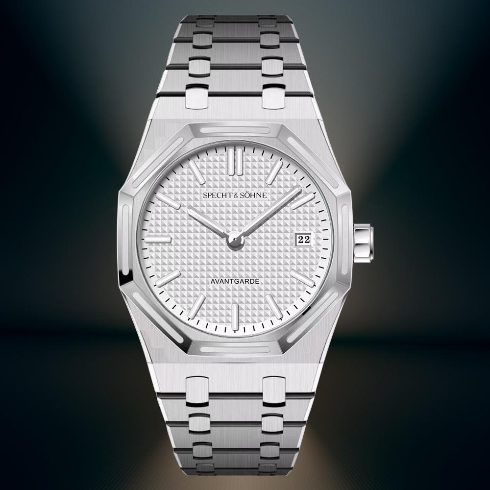 New Specht & Söhne Octangle Men's Watches Sapphire Crystal Stainless Steel Watch 50m Waterproof Watch For Men