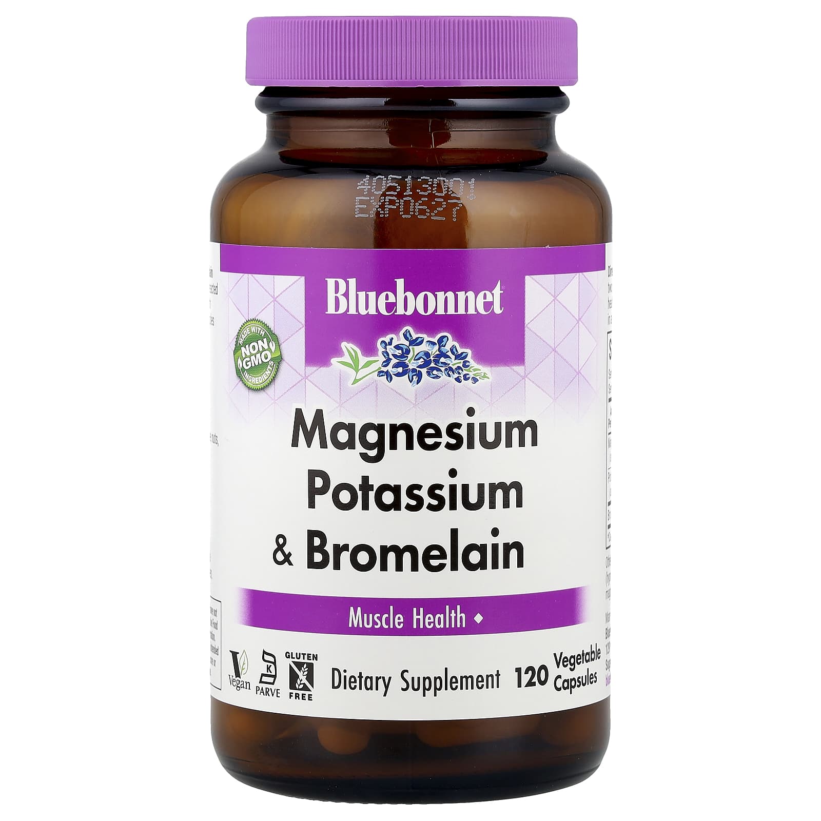 

Magnesium Potassium and Bromelain, 120 Veggie Caps