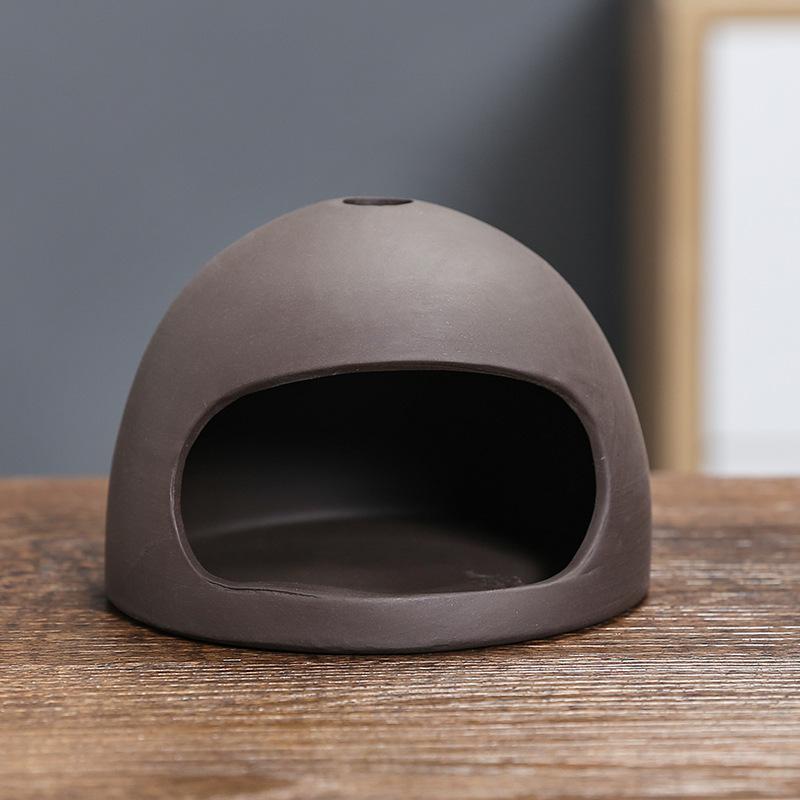 Ceramic Chimney Incense Burner Elegant Ash Catcher for Energy Cleansing Meditation Relaxation Home Decor Spiritual Gift