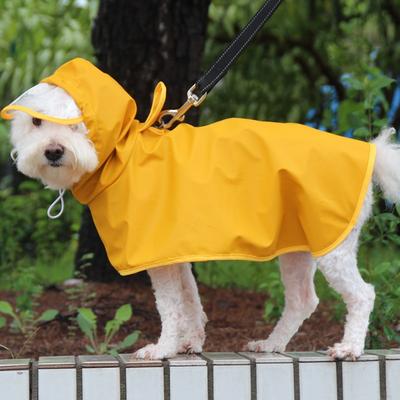 Waterproof Dog Raincoat Full Belly Hooded Cape for Small Medium Large Dogs Teddy Corgi Golden Retriever Puppy Outdoor Rain Jacket