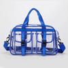Zipper Solid Color PVC Travel Duffels 2026 Hot Sale Simple Large Capacity Casual Shoulder Bag Soft Trendy Western Style Handbag