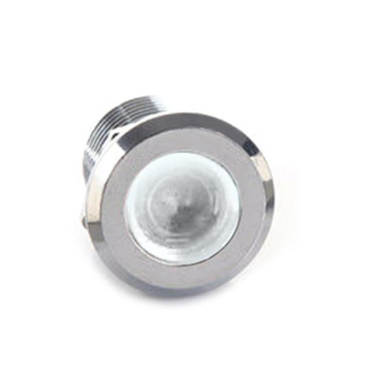 1 stk 12 mm 6/12/24/220V minisignaler Strømforsyning LED metallindikatorlampe