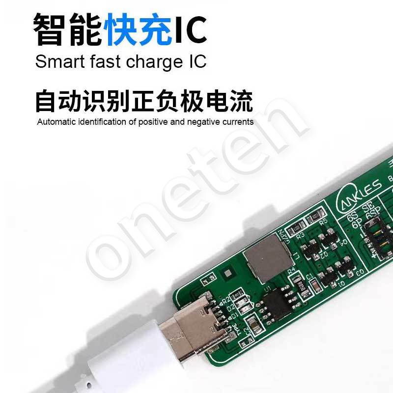 AKS-86 Non-Removal Battery Activation Detection Board For iPhone 6-14PM Support 1A-3A Batteries Fast Charging Test Repair Tools