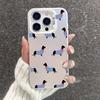 Cute Dachshund Bulldog Phone Case For iPhone 17 Pro Max 16 15 Pro 14 13 12 11 XR 17Air Plus Hard Matte Cover
