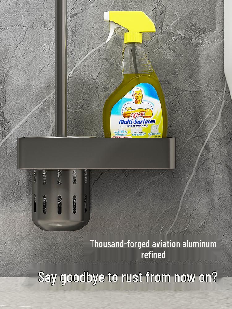 Nástěnná sada držáku na WC štětku pro efektivní čištění