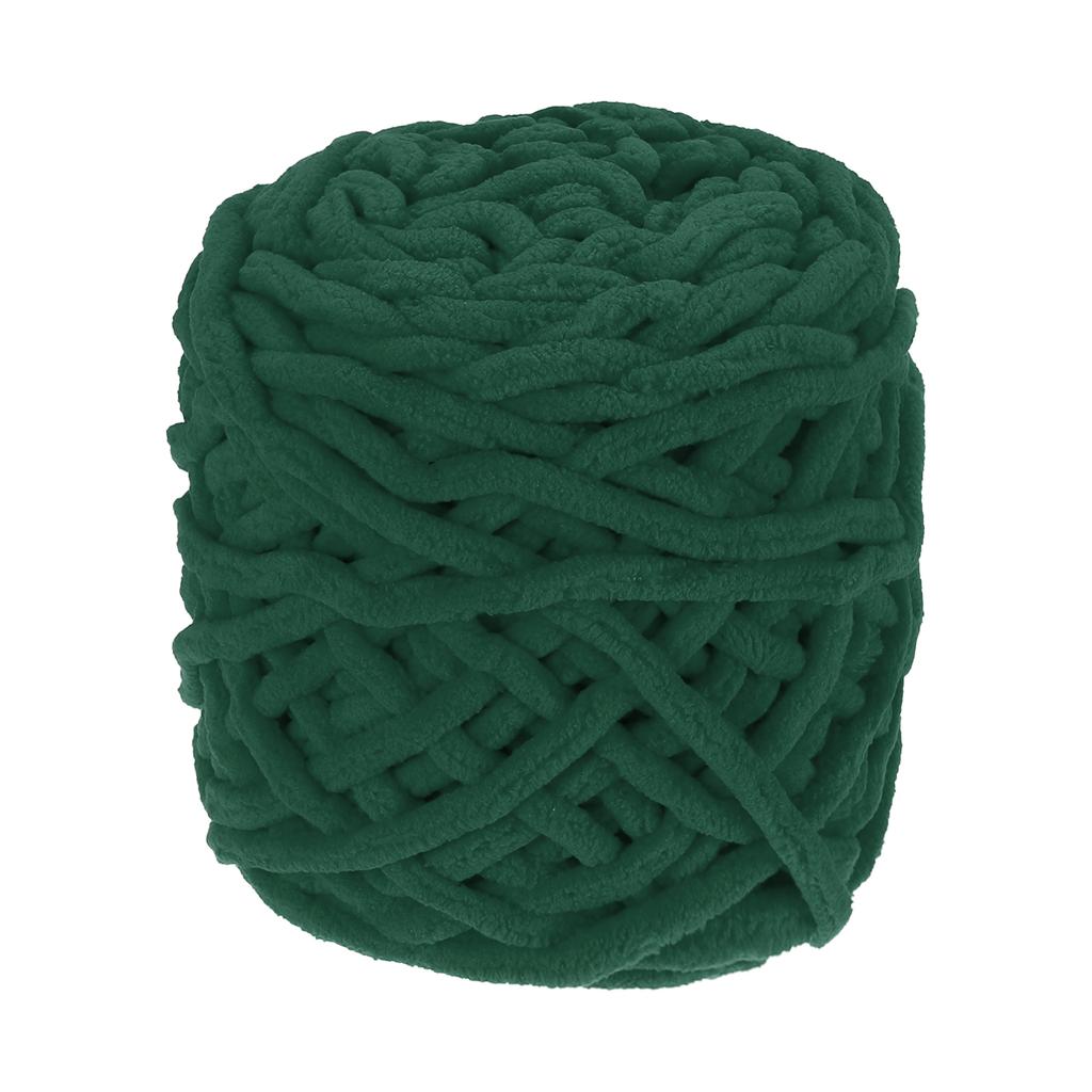 Chenille Chunky Yarn Plush Bulky Thick Fluffy for Crochet Soft Velvet Blanket for Sweater Hand Knitting Crocheting 45 M/49 Yard