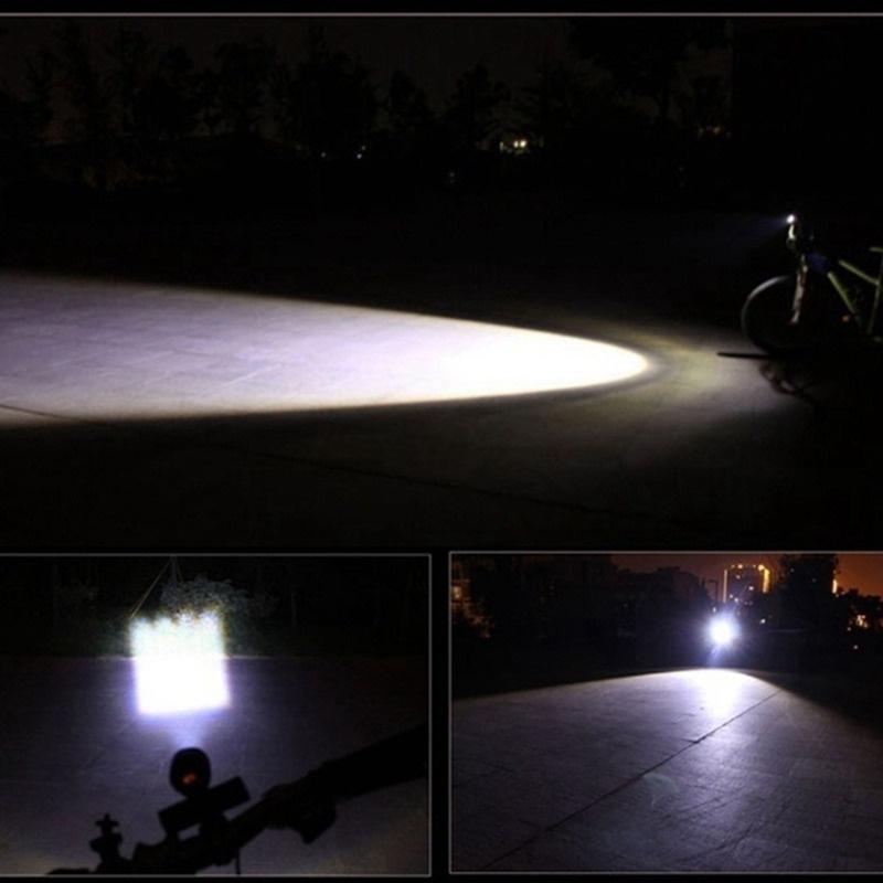 Beste Mountainbike-Lichter mit Blitzfunktion für Nachtfahrten, superhelles, wasserdichtes T6-LED-Fahrradlicht mit kostenlosem Zoom, wiederaufladbares Fahrrad über USB