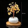 Natural crystal shake money fortune tree fish tank ornament office ornament lucky small ornament creative transshipment gift