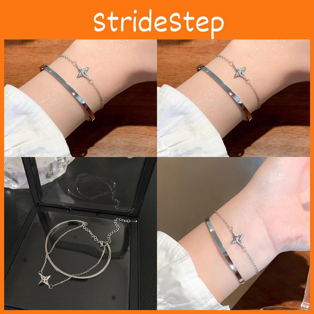 Copper Premium Star Bracelet Womens Unique Double Layer Elegant Hand Ornament