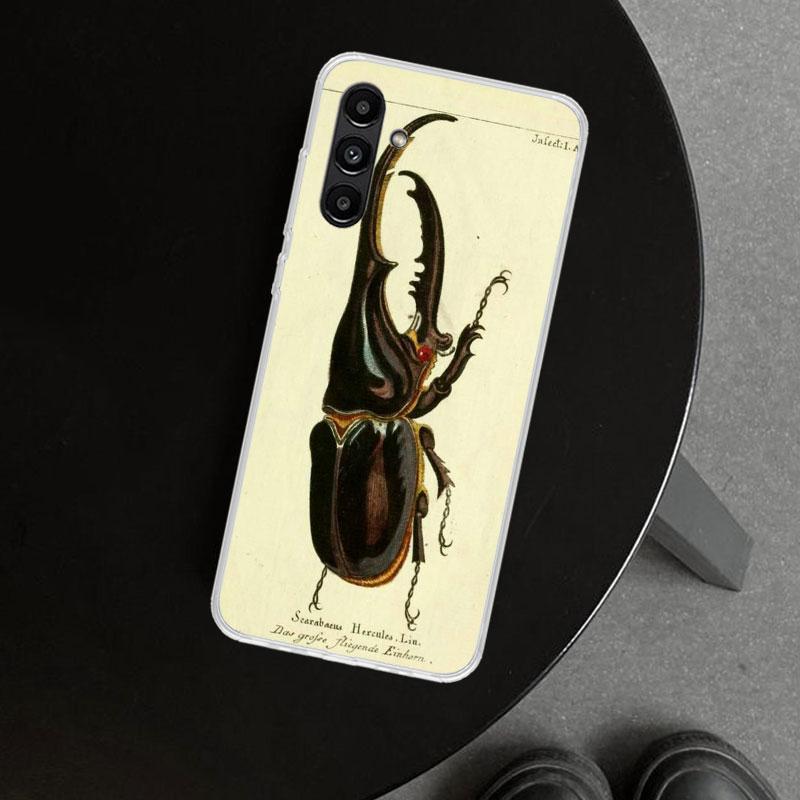 Bugs Bees Scientific Decomposition Phone Case Cover for Samsung Galaxy A17 A16 A26 A36 A56 A57 A37 A15 A25 A35 A55 A14 A24 A34 A
